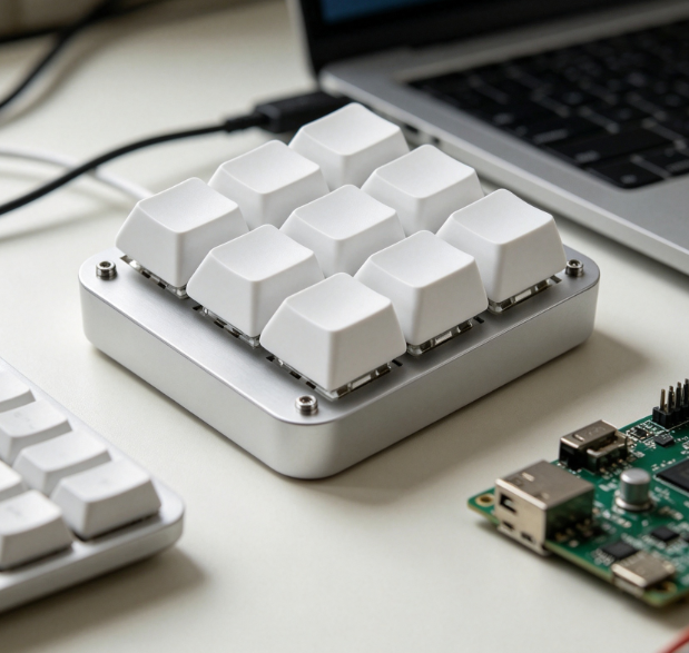 Custom Number Pad Macro Keypad Programmable - Aangepast mechanisch toetsenbord Bluetooth 9 toetsen