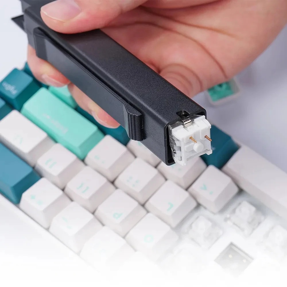 Keycap Puller Switch Puller 2 In 1 - 2-in-1 toetsenbordtrekker Keycap-regelaar Draagbare schakelaartrekkerverwijderaar voor
