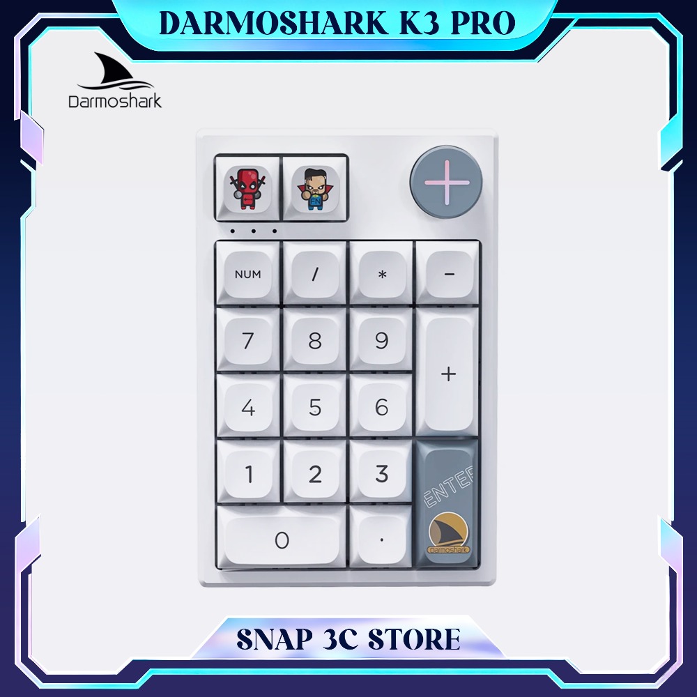 Mechanical Numpad Hot Swap Rgb Wireless - Darmoshark K3 Pro Draadloos mechanisch numeriek