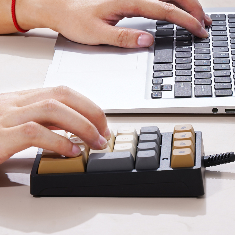 APAYADO T21 Mechanisch Numpad  - Pbt Keycaps For Numeric Keypad Numpad recensie en prijs