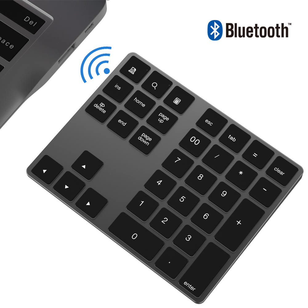 Externe data-entry Bluetooth-n - Bluetooth Numeric Keypad Aluminum Slim recensie en prijs