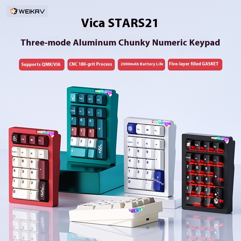 SUMREDA stars21-S Numpad Kits  - Mechanical Numpad Hot Swap Rgb Wireless recensie en prijs