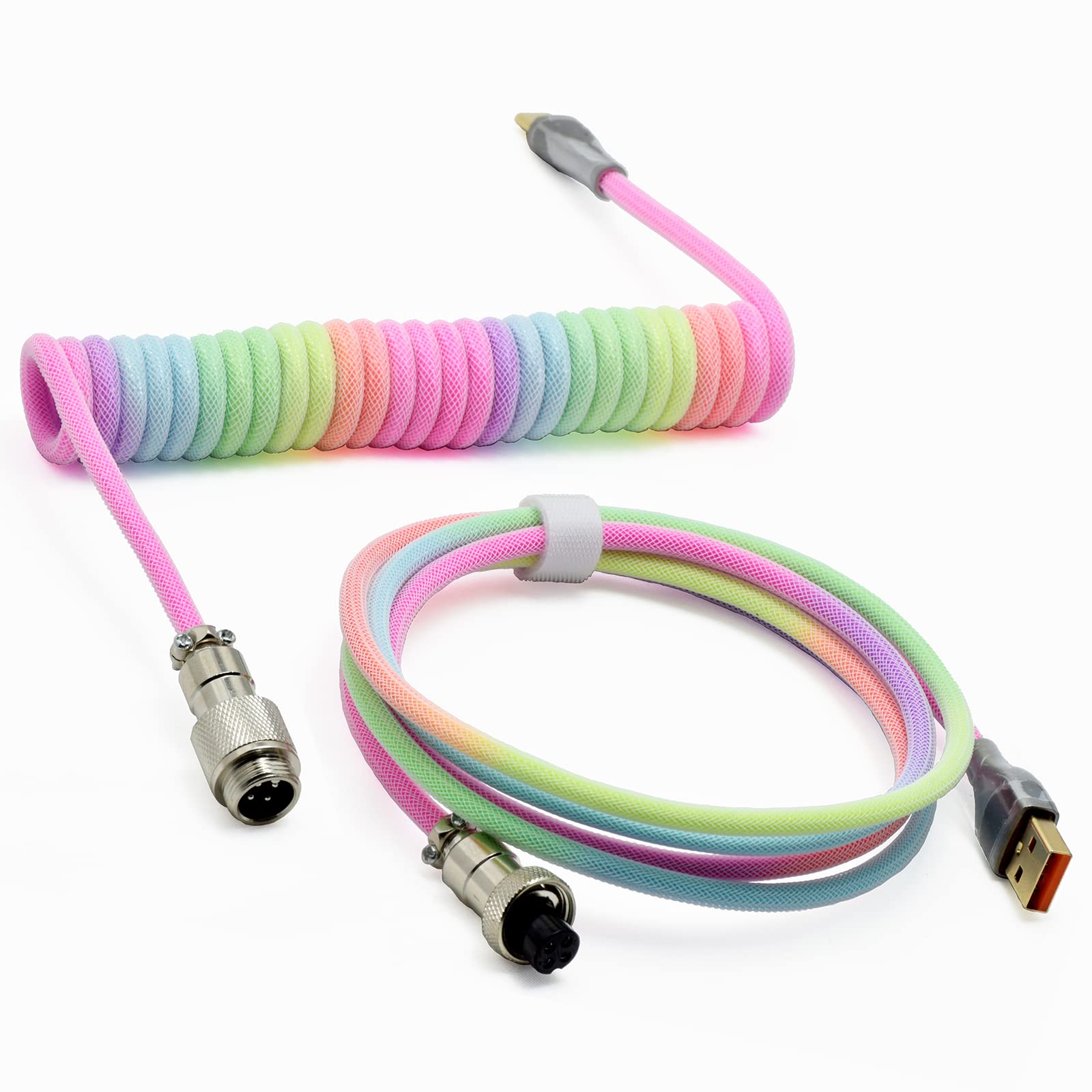 Type-C naar USB A-toetsenbordk - Type C Detachable Cable Coiled Keyboard recensie en prijs