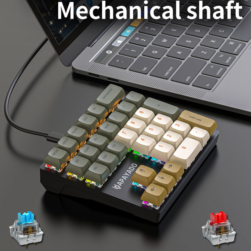 K33 Mechanisch numeriek toetse - Pbt Keycaps For Numeric Keypad Numpad recensie en prijs