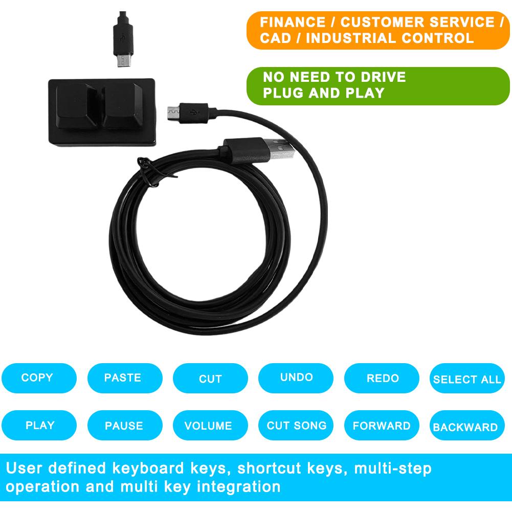 2 Toetsen Rgb Usb Aangepaste P - Custom Number Pad Macro Keypad Programmable recensie en prijs