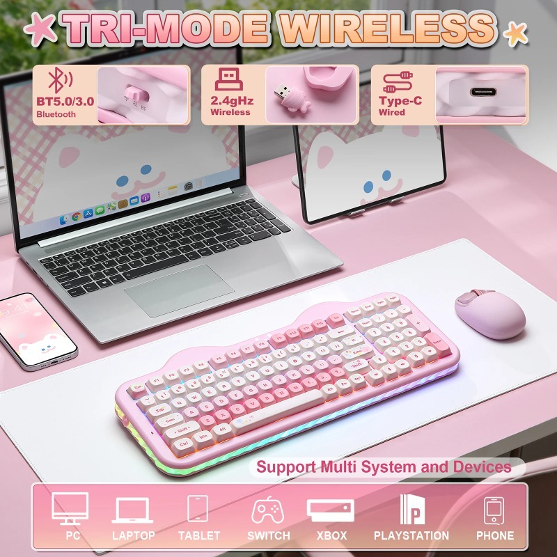 C98 Cake Draadloos Mechanisch  - Mechanical Numpad Hot Swap Rgb Wireless recensie en prijs