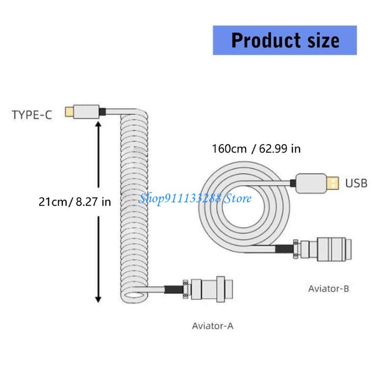 G88D Opgerolde USB Type C Mech - Type C Detachable Cable Coiled Keyboard recensie en prijs